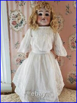 Antique German Kestner 154 Dep 10 Shoulder Plate Doll Leather Marked Body 24 Antique German Kestner 154 Dep 10 Shoulder Plate Doll Leather Marked Body 24