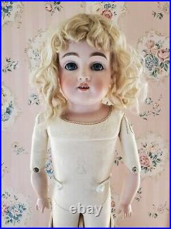 Antique German Kestner 154 Dep 10 Shoulder Plate Doll Leather Marked Body 24