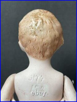 Antique German Kestner  6 Miniature All Bisque Jointed Mignonette Boy Doll