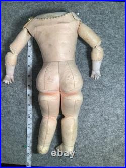 Antique German Kid Leather Doll Body In Excellent Condition