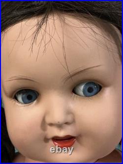 Antique German Koenig Wernicke Celluloid Flirty Eyes 18 Doll Original  Box