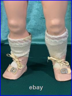 Antique German Koenig Wernicke Celluloid Flirty Eyes 18 Doll Original  Box