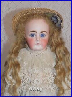 Antique German L Shoulder Head Closed Mouth Doll Pouty Gebruder Kuhnlenz