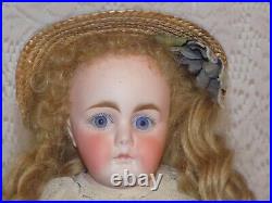 Antique German L Shoulder Head Closed Mouth Doll Pouty Gebruder Kuhnlenz