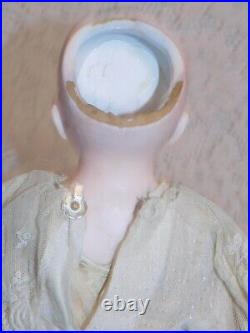 Antique German L Shoulder Head Closed Mouth Doll Pouty Gebruder Kuhnlenz