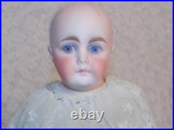 Antique German L Shoulder Head Closed Mouth Doll Pouty Gebruder Kuhnlenz