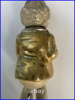 Antique German Long Foxy Grandpa Glass Christmas Ornament