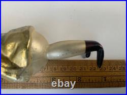 Antique German Long Foxy Grandpa Glass Christmas Ornament