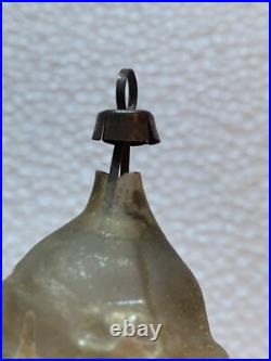 Antique German Long Foxy Grandpa Glass Christmas Ornament