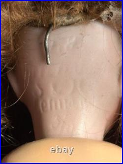 Antique German Miniature 8 Simon Halbig Bisque Head Square Teeth Doll