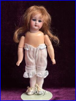 Antique German Miniature 8 Simon Halbig Bisque Head Square Teeth Doll