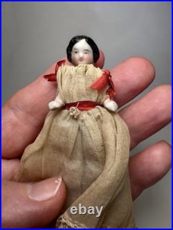Antique German Miniature Dollhouse China Head Baby Charlotte