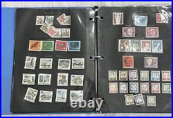 Antique German Mint Postal Stamps Album Vintage Postage all Post in Sleeves
