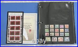 Antique German Mint Postal Stamps Album Vintage Postage all Post in Sleeves