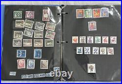 Antique German Mint Postal Stamps Album Vintage Postage all Post in Sleeves