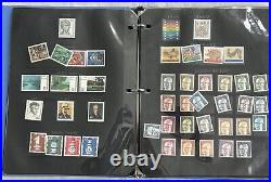 Antique German Mint Postal Stamps Album Vintage Postage all Post in Sleeves