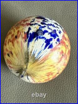 Antique German Onionskin Marble Paneled 2+