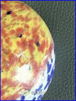 Antique German Onionskin Marble Paneled 2+