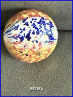 Antique German Onionskin Marble Paneled 2+