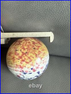 Antique German Onionskin Marble Paneled 2+