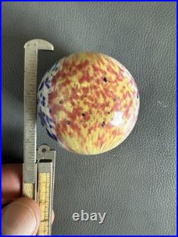 Antique German Onionskin Marble Paneled 2+