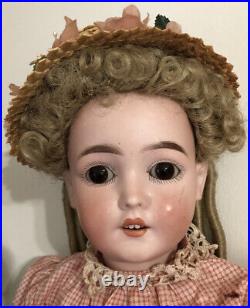 Antique German PANSY II Bisque Head 24 Doll With Ball Joint Composition Body