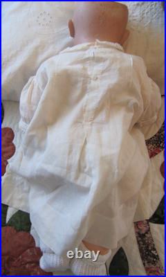 Antique German PM 914 Porzellan Fabrik Mengersgerguth Bisque Head Baby Doll 20