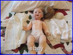 Antique German PM 914 Porzellan Fabrik Mengersgerguth Bisque Head Baby Doll 20