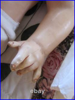 Antique German PM 914 Porzellan Fabrik Mengersgerguth Bisque Head Baby Doll 20