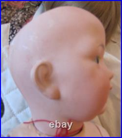 Antique German PM 914 Porzellan Fabrik Mengersgerguth Bisque Head Baby Doll 20
