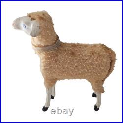 Antique German PUTZ Sheep Christmas Nativity Village Lot Wooly Match Stick Legs Antique German PUTZ Sheep Christmas Nativity Village Lot Wooly Match Stick Legs