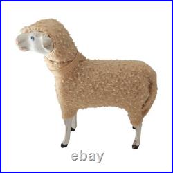 Antique German PUTZ Sheep Christmas Nativity Village Lot Wooly Match Stick Legs Antique German PUTZ Sheep Christmas Nativity Village Lot Wooly Match Stick Legs