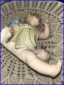 Antique German Pair Of Butterfly Piano Babies Baby LARGE 10 READ