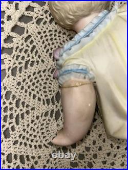 Antique German Pair Of Butterfly Piano Babies Baby LARGE 10 READ