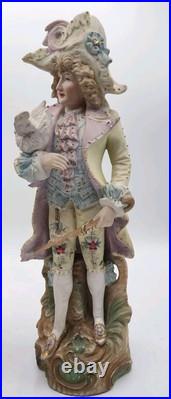 Antique German Pair of Bisque Victorian Man & Woman withDoves 12.5 OUTSTANDING Antique German Pair of Bisque Victorian Man & Woman withDoves 12.5 OUTSTANDING