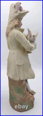 Antique German Pair of Bisque Victorian Man & Woman withDoves 12.5 OUTSTANDING Antique German Pair of Bisque Victorian Man & Woman withDoves 12.5 OUTSTANDING