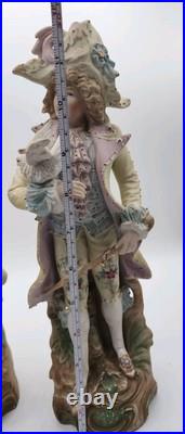 Antique German Pair of Bisque Victorian Man & Woman withDoves 12.5 OUTSTANDING Antique German Pair of Bisque Victorian Man & Woman withDoves 12.5 OUTSTANDING
