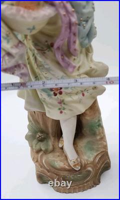 Antique German Pair of Bisque Victorian Man & Woman withDoves 12.5 OUTSTANDING Antique German Pair of Bisque Victorian Man & Woman withDoves 12.5 OUTSTANDING