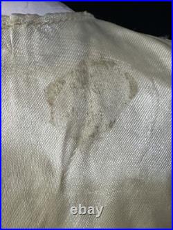 Antique German  Paper Mache 20 Doll with Glass Eyes