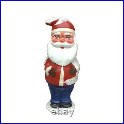 Antique German Paper Mache Santa Candy Container Deadstock Xmas Decor vintage Antique German Paper Mache Santa Candy Container Deadstock Xmas Decor vintage