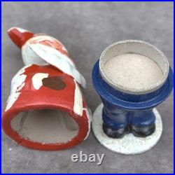 Antique German Paper Mache Santa Candy Container Deadstock Xmas Decor vintage Antique German Paper Mache Santa Candy Container Deadstock Xmas Decor vintage
