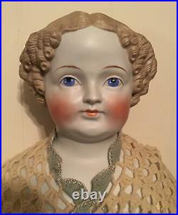 Antique German Parian Doll 36 Inches Long