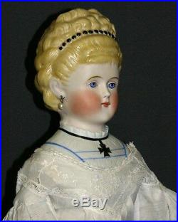 Antique German Parian Doll'empress Augusta