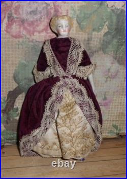 Antique German Parian Dolls House Doll c1880 Please Read Description