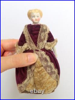Antique German Parian Dolls House Doll c1880 Please Read Description