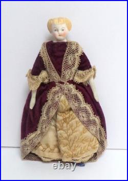 Antique German Parian Dolls House Doll c1880 Please Read Description