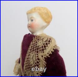 Antique German Parian Dolls House Doll c1880 Please Read Description