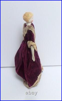 Antique German Parian Dolls House Doll c1880 Please Read Description
