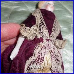 Antique German Parian Dolls House Doll c1880 Please Read Description