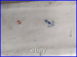 Antique German Porcelain Fairing Trinket Box Victorian Figurine Box 6 In a Bed